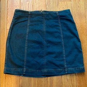 Free People Modern Femme Denim Skirt